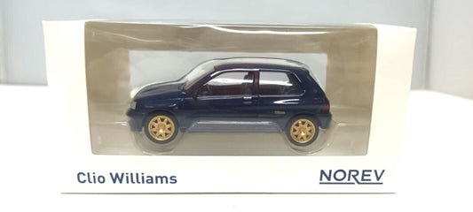 Renault Clio Williams Blue Blu 1993 Norev 1:43 Nuovo 1/18