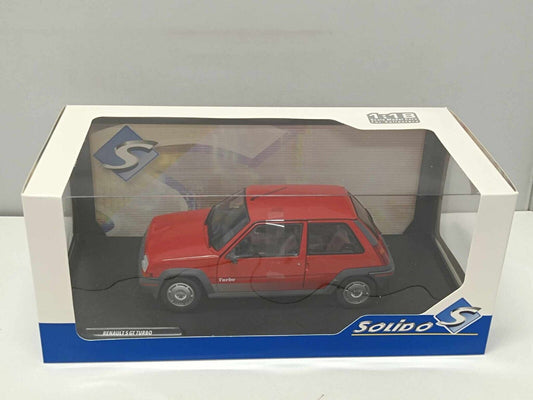 Renault Super 5 GT Turbo MK1 Red Rosso Rouge WIF 1985 Solido 1:18 Nuovo