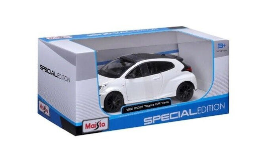 Toyota GR Yaris 2021 Bianco White Maisto 1:24 Nuovo 1/24