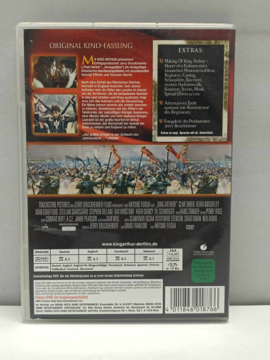 King Arthur Film DVD Italiano Ita Edizione Tedesca Usato
