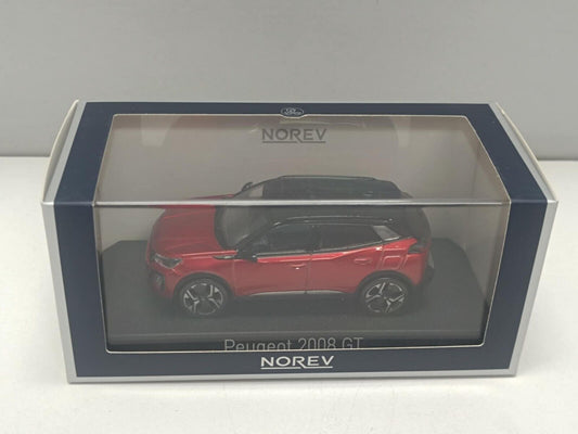 Peugeot 2008 GT 2024 Elixir Red Rosso Metallizzato Norev 1:43 Nuovo 1/43