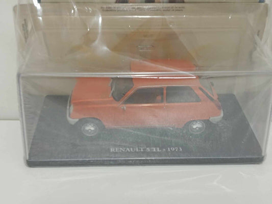 Renault 5 TL 1973 Edicola Auto Vintage + Fascicolo 1:24 Arancione GM Shop