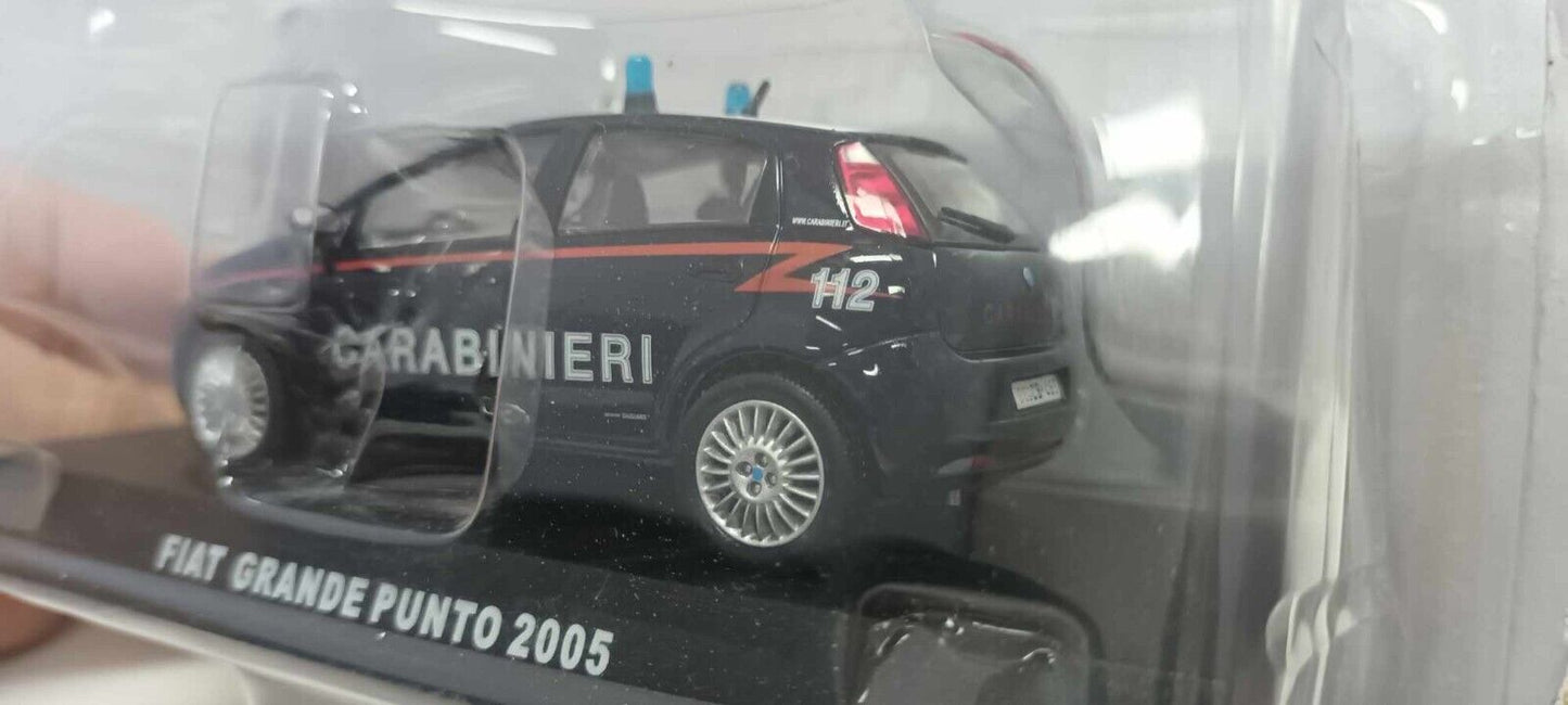 Fiat Grande Punto 2005 Carabinieri Edicola Deagostini 1:43 Usato + Blister