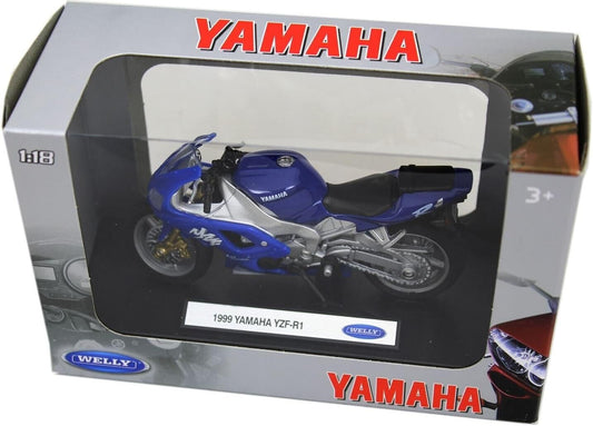 Yamaha YZF-R1 2008 Blu Blue Welly 1:18 Nuovo 1/18