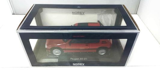 Peugeot 205 GTi 1.9 PTS Deco 1991 Norev 1/18 Vallelunga Red Rosso Nuovo GM Shop