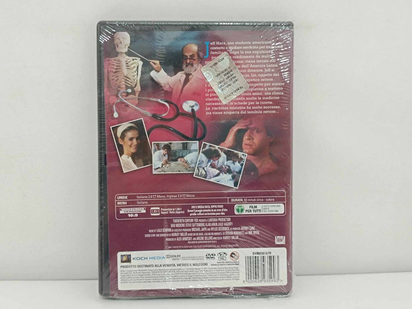 Facoltà Di Medicina Bad Medicine Film DVD Italiano Nuovo Ita 1985