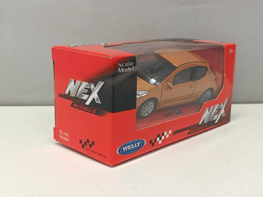 Peugeot 207 - 2006 Bronzo Bronze Metallic - Welly Nex 1:43 Nuovo