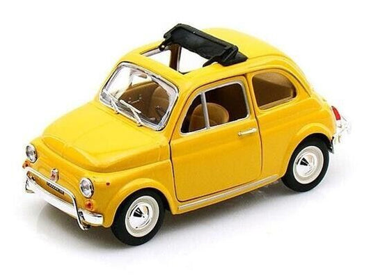 Fiat 500 L 1968 - Burago Bburago 1:24 Giallo Yellow Nuovo 1/2
