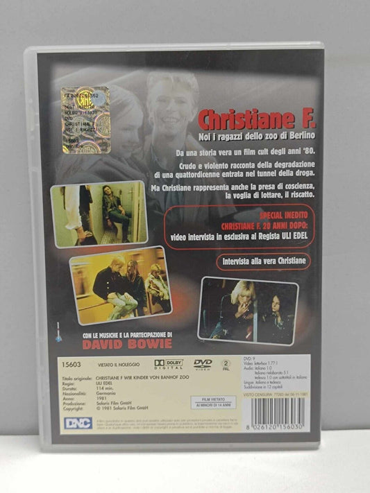 Christiane F. Noi Ragazzi Dello Zoo Di Berlino 1981 Film DVD Italiano Usato Ita