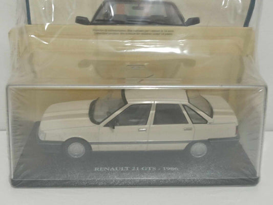 Renault 21 GTS 1986 Beige 1:24 Edicola Auto Vintage + Fascicolo GM Shop