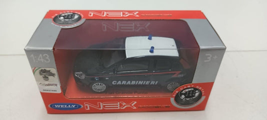 Fiat Grande Punto Carabinieri Police Welly Nex 1:43 Nuovo 1/43