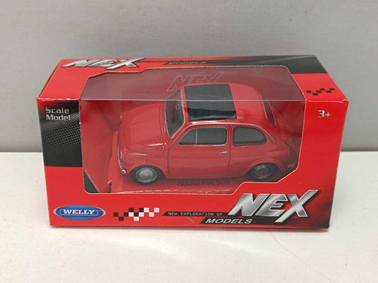Fiat Nuova 500 - 1965 Red Rosso Welly Nex 1:43 Nuovo