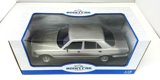 Mercedes Benz S-Class (W126) Modelcar Group MCG 1/18 Silver Nuovo GM Shop