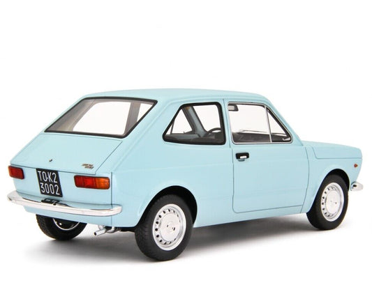 Fiat 127 Prima 1° Serie 1971 Blue Clair Azzurro Laudoracing 1:18 Nuovo Limitata
