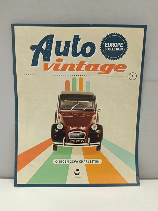 Citroen 2CV6 Charleston 2 CV 1982 Edicola Auto Vintage 1:24 Nuovo