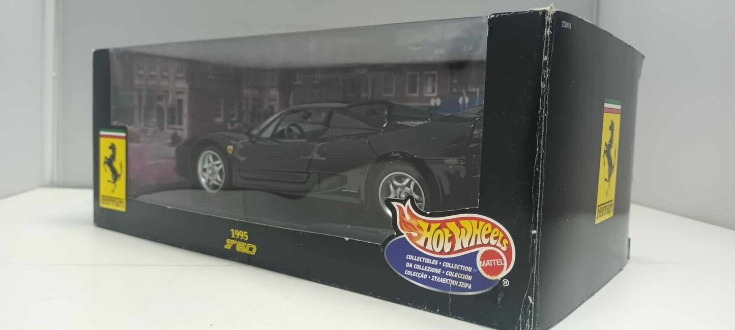 Ferrari F50 F 50 - 1995 Hard Top Nero Black Hot Wheels 1:18 Usato + Box 1/18