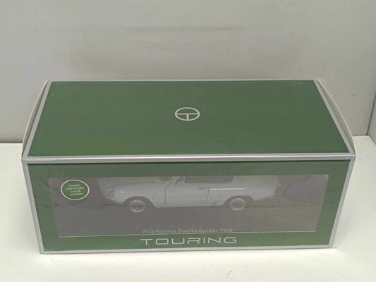 Alfa Romeo Duetto Spider 1600 - 1966 Blu Celeste - Touring Modelcars 1:18 Nuovo