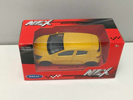 Renault Clio IV RS 2013 Giallo Yellow - Welly Nex 1:43 Nuovo