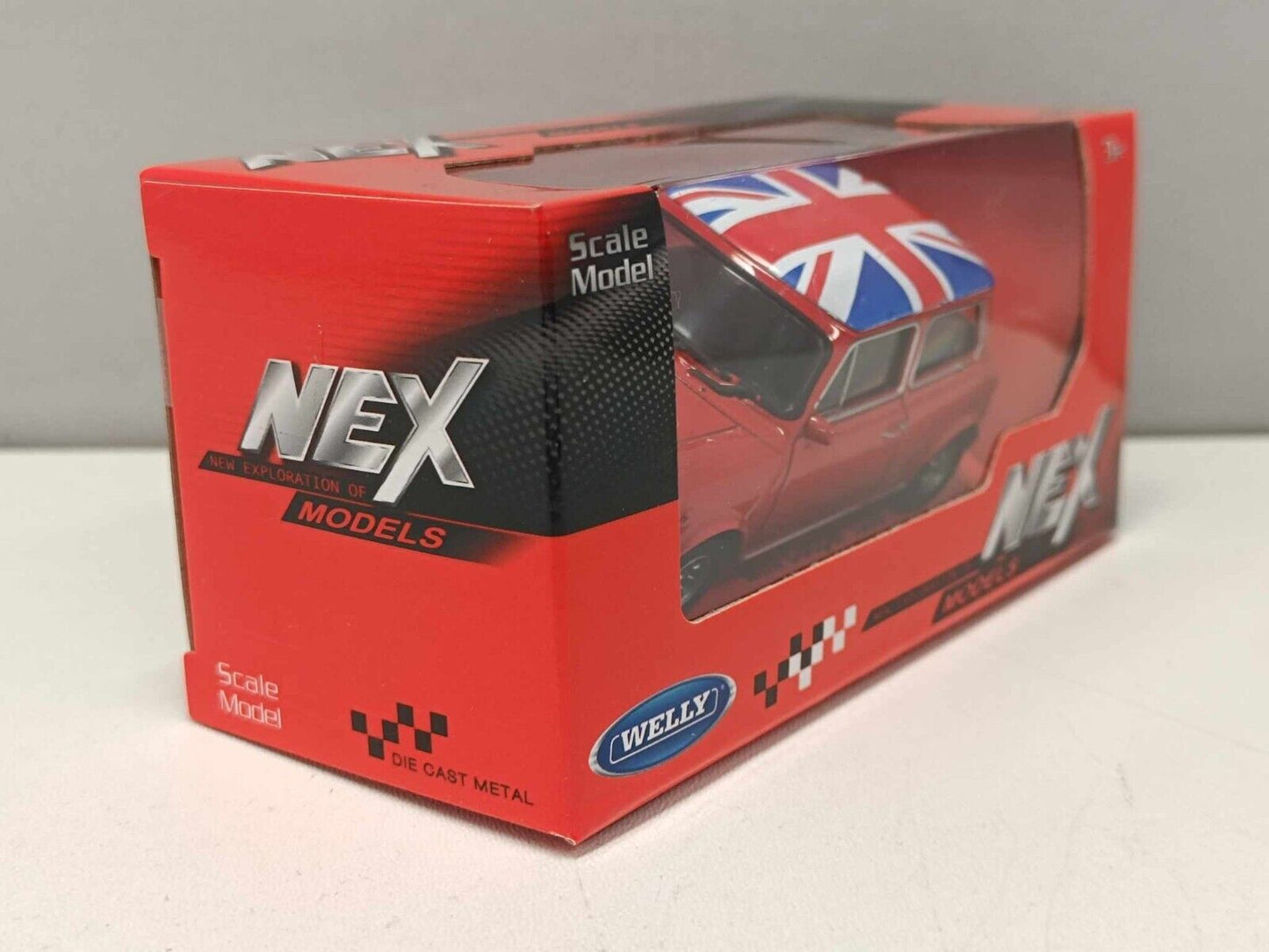 Mini Cooper 1300 Red Rosso - Welly Nex 1:43 Nuovo
