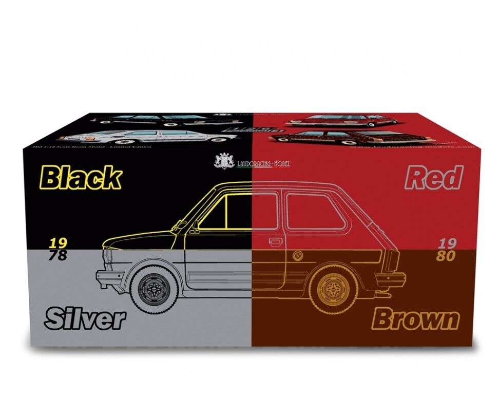 Fiat 126 Personal 4 Marrone Brown 1980 Laudoracing 1:18 Nuovo Limited Edition