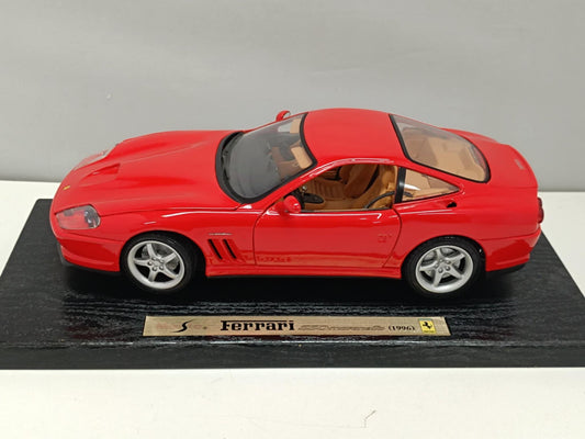 Ferrari 550 Maranello 1996 Red Rosso Maisto 1:18 Usato + Box 1/18
