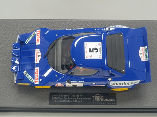 Lancia Stratos HF 1976 Tour De France Rally Winner Top Marques 1:18 Nuovo
