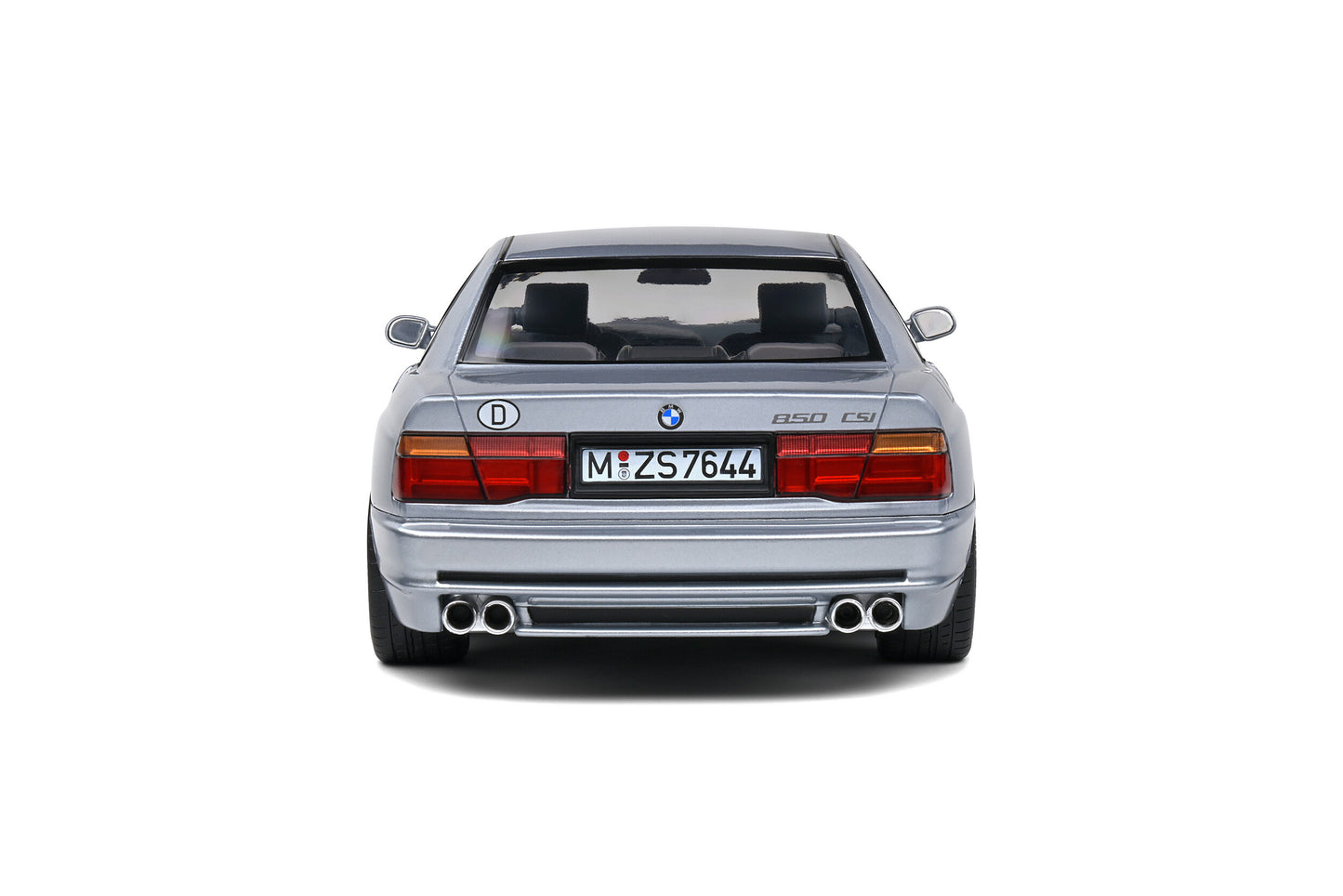 BMW 850 CSI E31 Silver Grey Met 1992 Solido 1:18 Nuovo 1/18