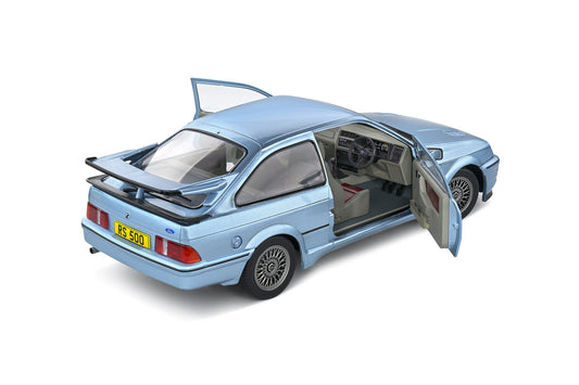 Ford Sierra RS500 Bleu Glacier Blu Ghiaccio 1987 Solido 1:18 Nuovo 1/18