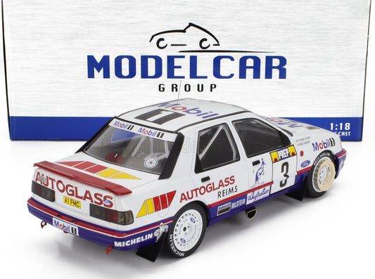 Ford Sierra RS Cosworth 4x4 #3 Rally Monte Carlo 1992 Modelcar MCG 1:18 Nuovo
