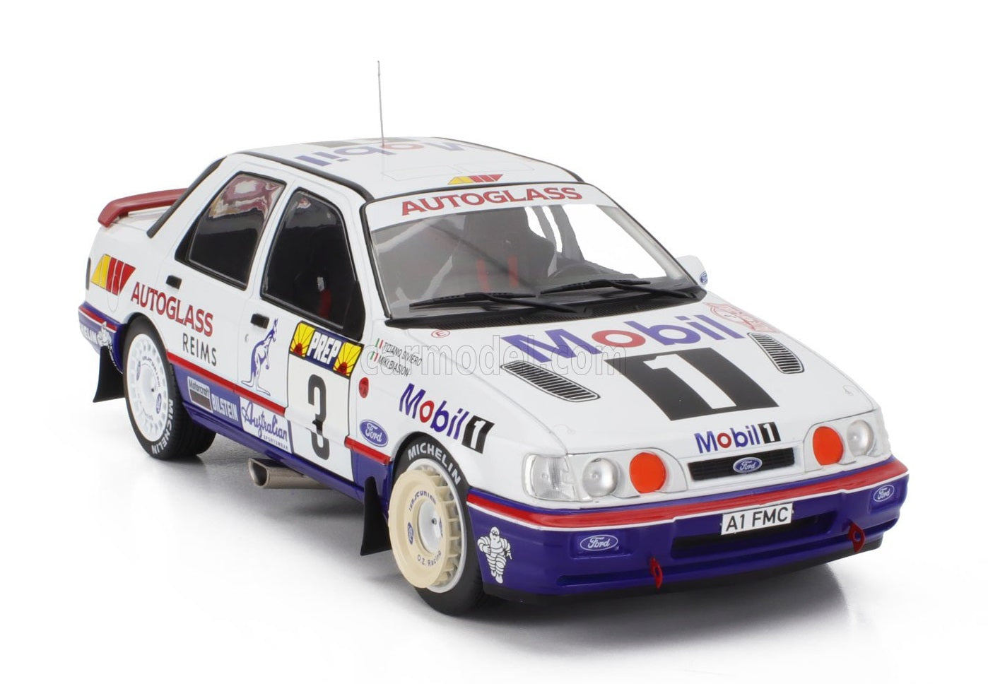Ford Sierra RS Cosworth 4x4 #3 Rally Monte Carlo 1992 Modelcar MCG 1:18 Nuovo