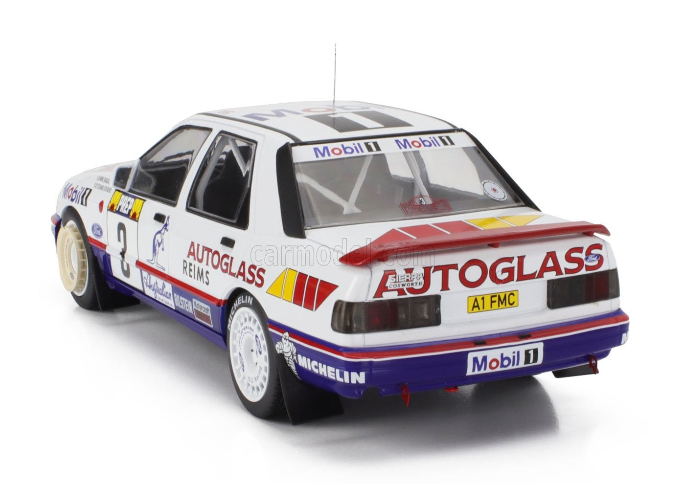 Ford Sierra RS Cosworth 4x4 #3 Rally Monte Carlo 1992 Modelcar MCG 1:18 Nuovo