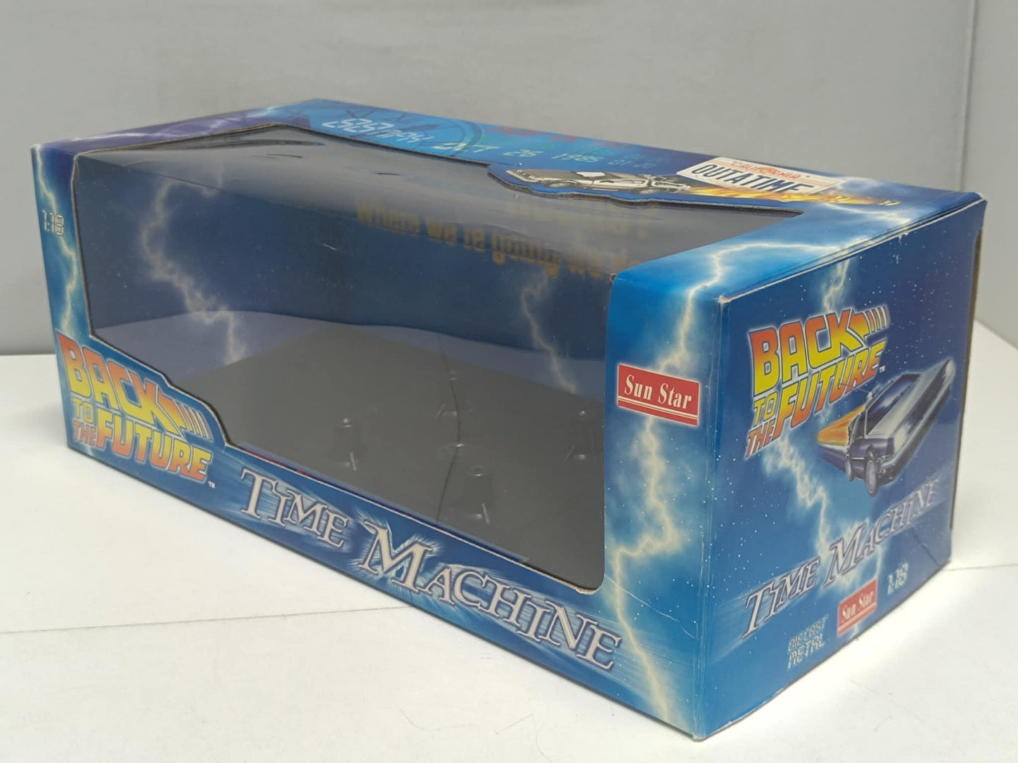 De Lorean Ritorno Al Futuro Back To The Future Sun Star 1:18 Usato