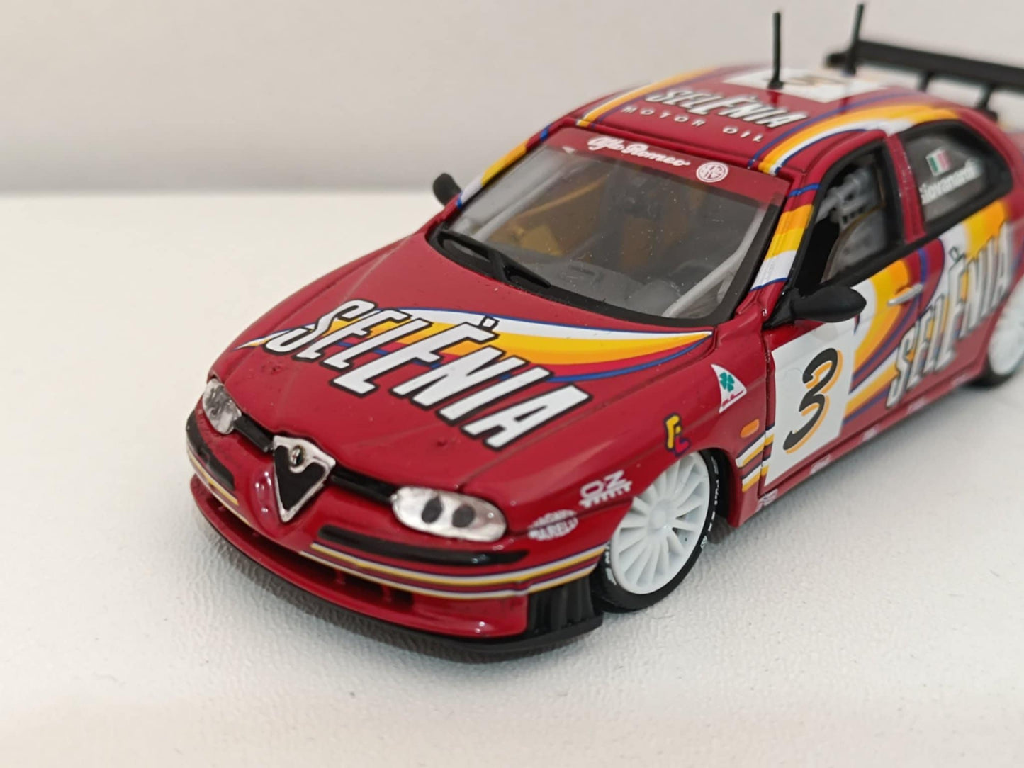 Alfa Romeo 156 Selenia #3 Giovanardi Solido 1:43 Usato 1/43