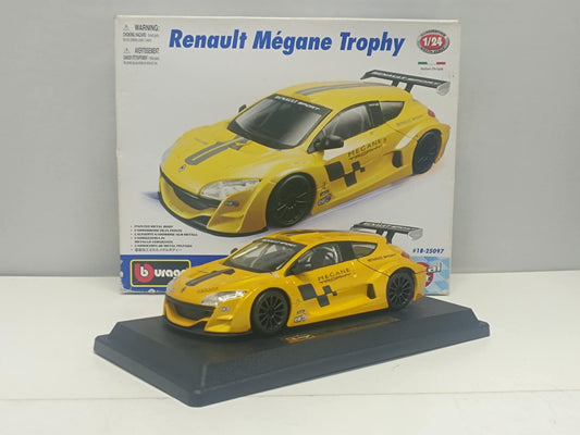 Renault Megane Trophy Kit di Montaggio - Burago 1:24 Usato Montato