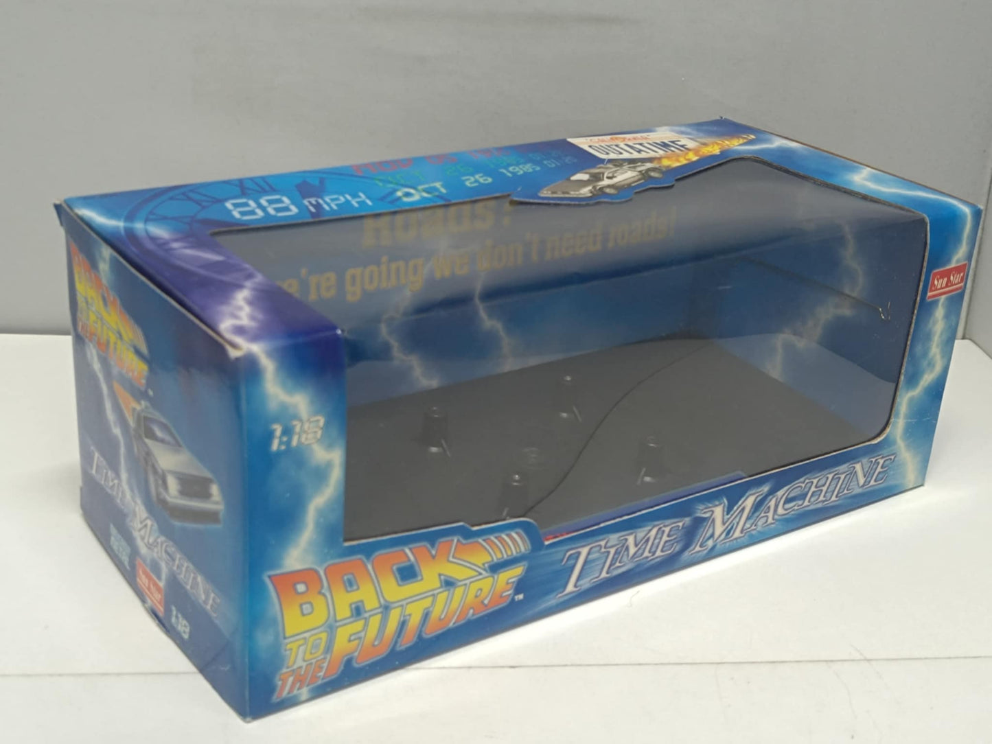 De Lorean Ritorno Al Futuro Back To The Future Sun Star 1:18 Usato