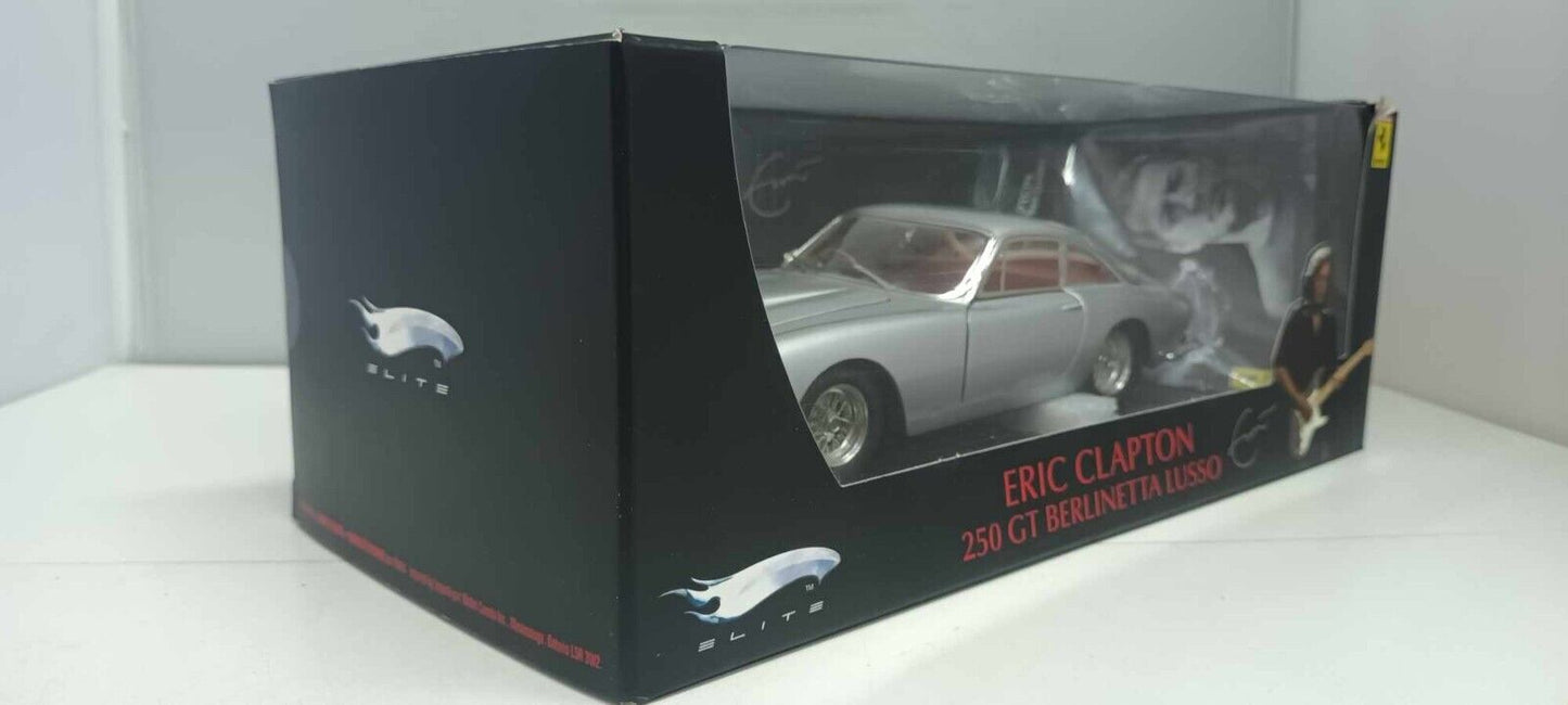 Ferrari 250 GT Berlinetta Lusso Eric Clepton Hot Wheels Elite 1:18 Usato + Box