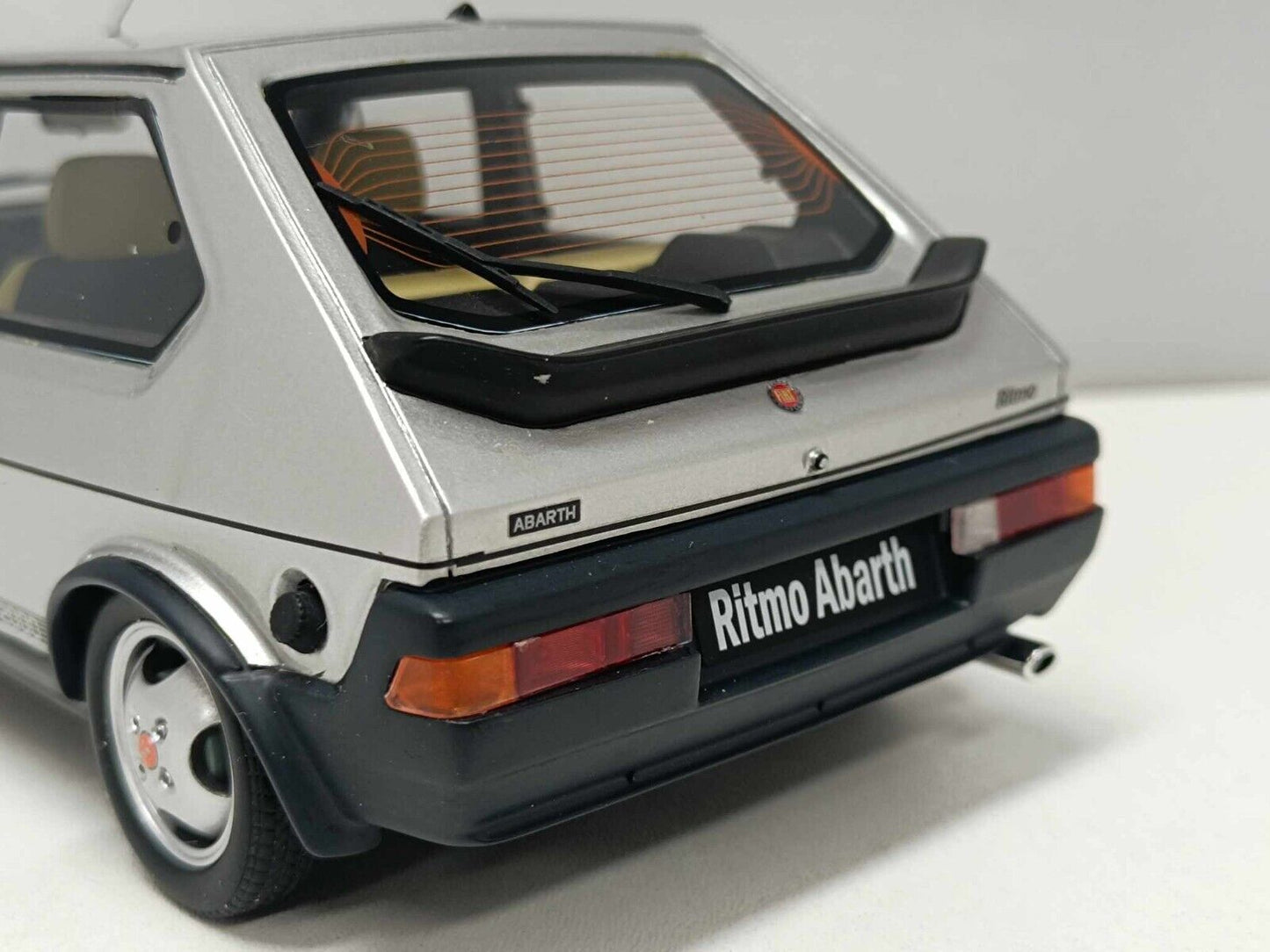 Fiat Ritmo 125 TC Abarth 1982 Silver Grigio - Laudoracing 1:18 Usato + Box Rare