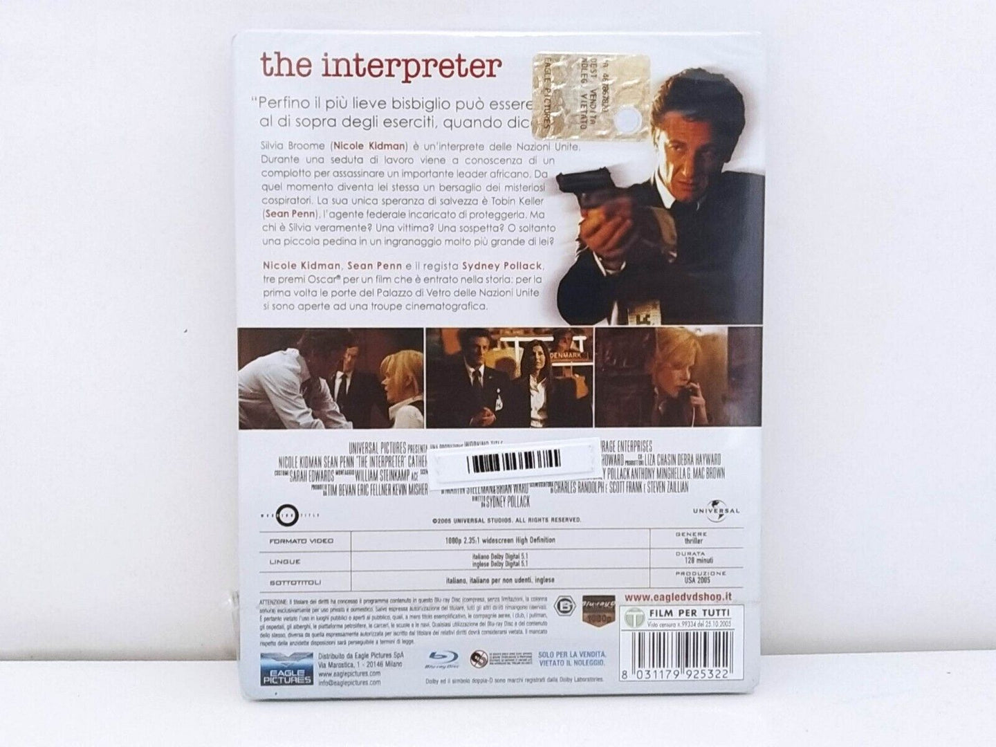 The Interpreter - Blu Ray Steelbook GM Shop