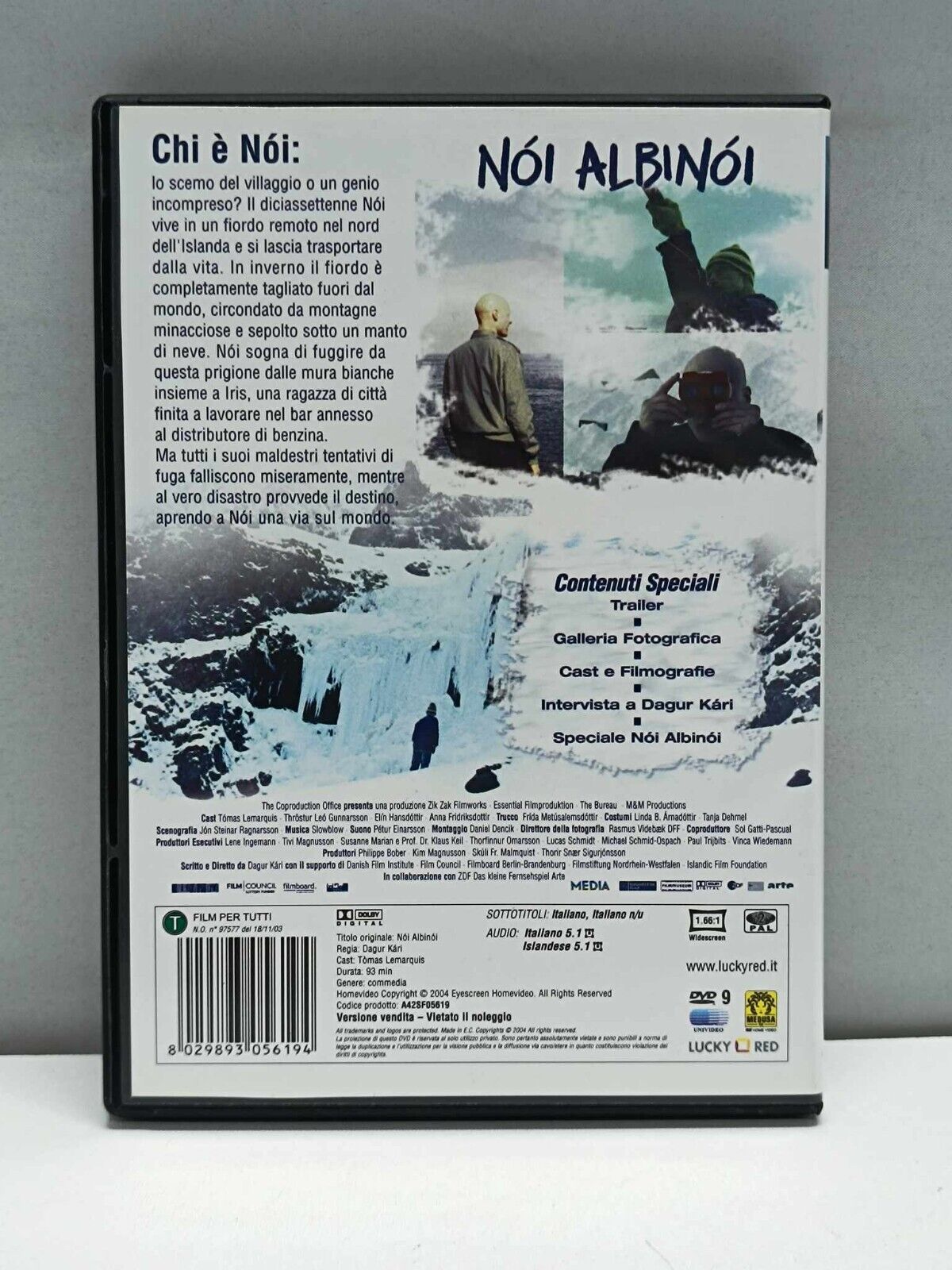 Nòi Albinòi Film DVD Italiano Usato Ita Fuori Catalogo Raro