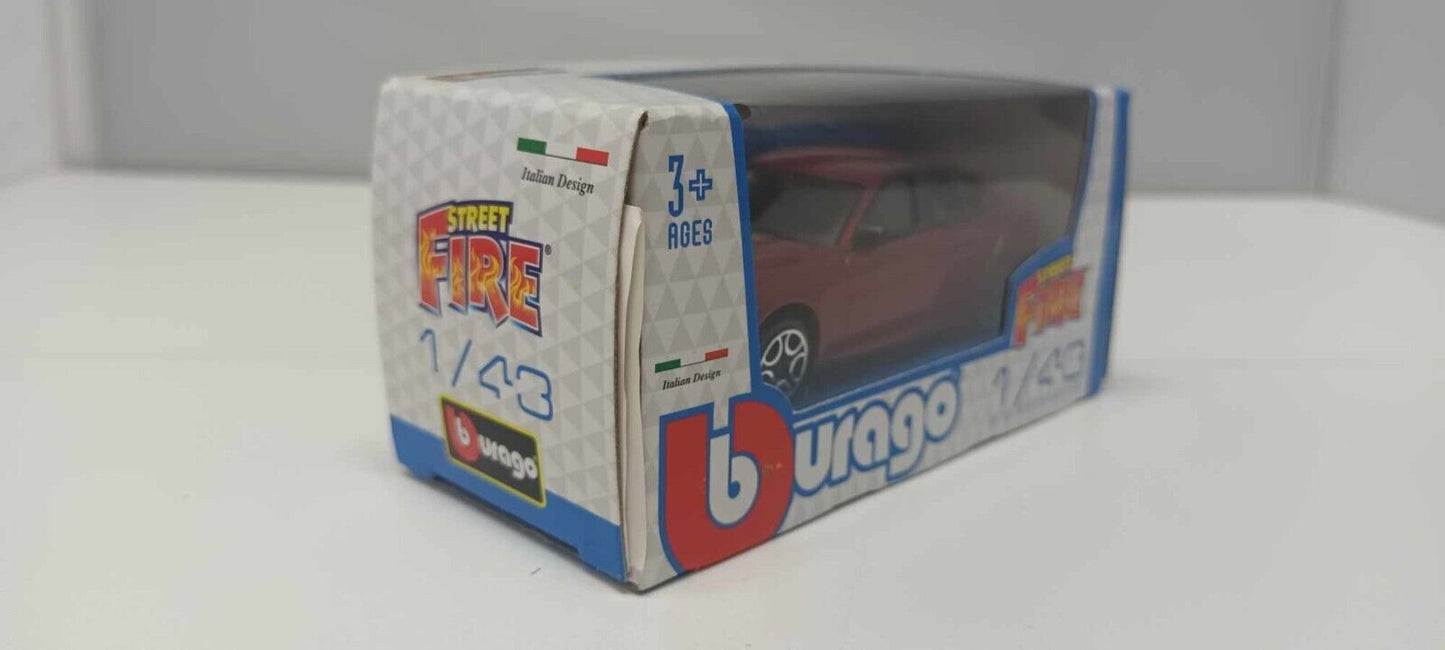 Alfa Romeo Giulia Burago Street Fire 1:43 Rosso Usato + Box GM Shop