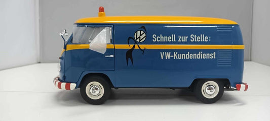 Volkswagen T1 b Kastenwagen VW-Kundendienst Servizio Clienti Schuco 1:18 Usato