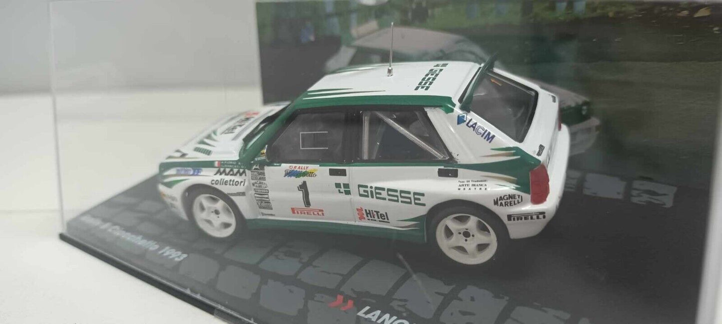 Lancia Delta HF Integrale Il Ciocchetto 1993 Fiorio - Rancati Edicola 1:43 Usato