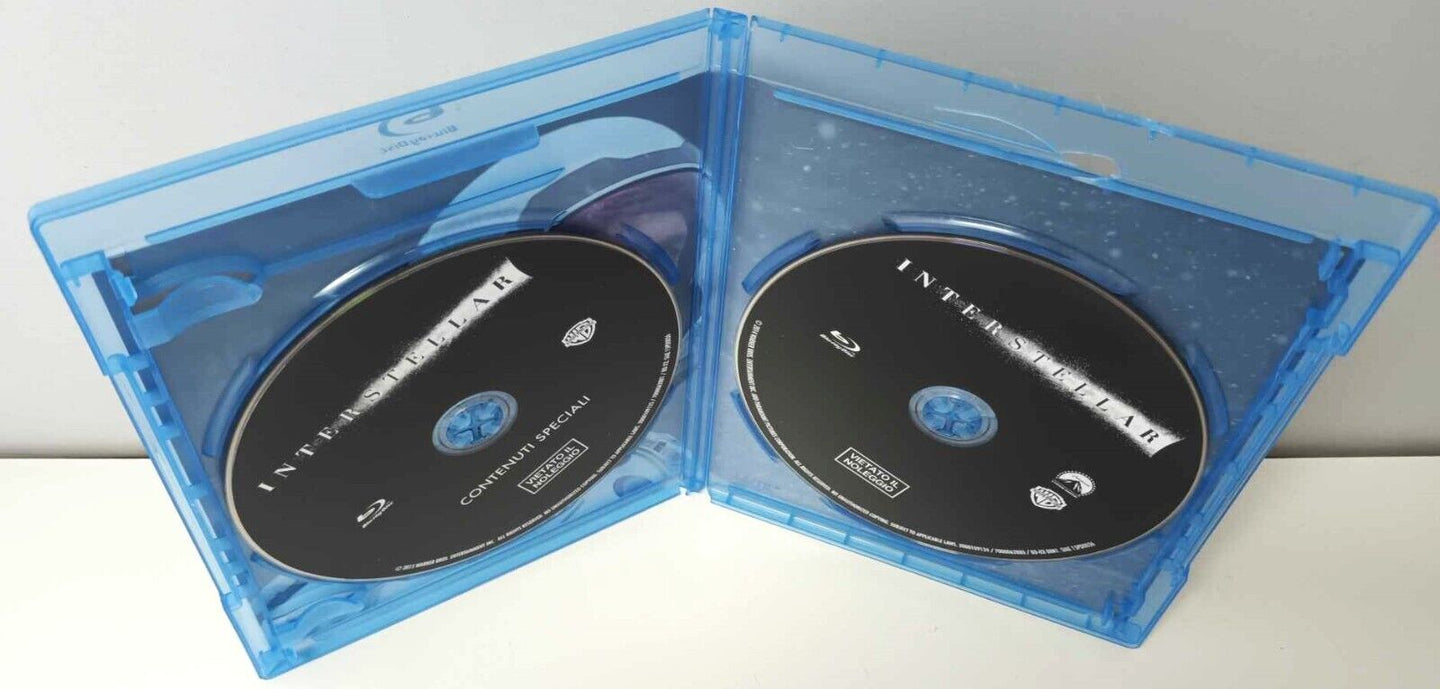 Interstellar Blu Ray Versione 2 Dischi Ita Italiano Christopher Nolan Usato