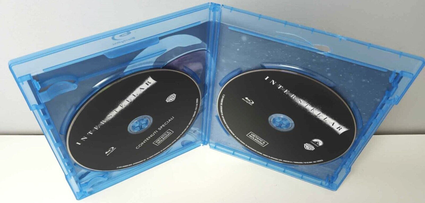 Interstellar Blu Ray Versione 2 Dischi Ita Italiano Christopher Nolan Usato