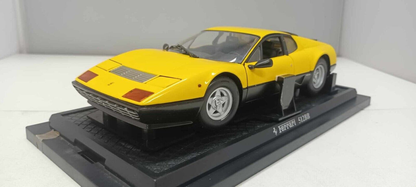 Ferrari 512BB 512 BB Giallo Yellow Kyosho 1:18 Usato + Box 1/18