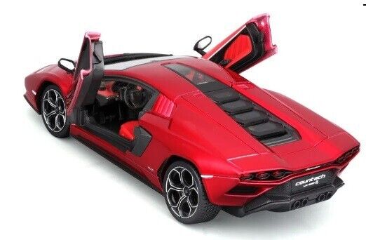 Lamborghini Countach LPI 800-4 Rosso Red Burago Bburago 1:24 Nuovo 1/24