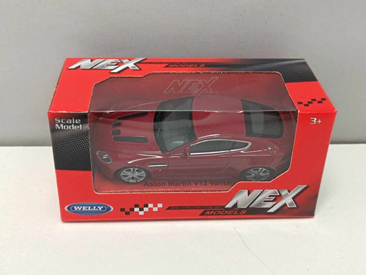 Aston Martin V12 Vantage 2006 Red Rosso - Welly Nex 1:43 Nuovo