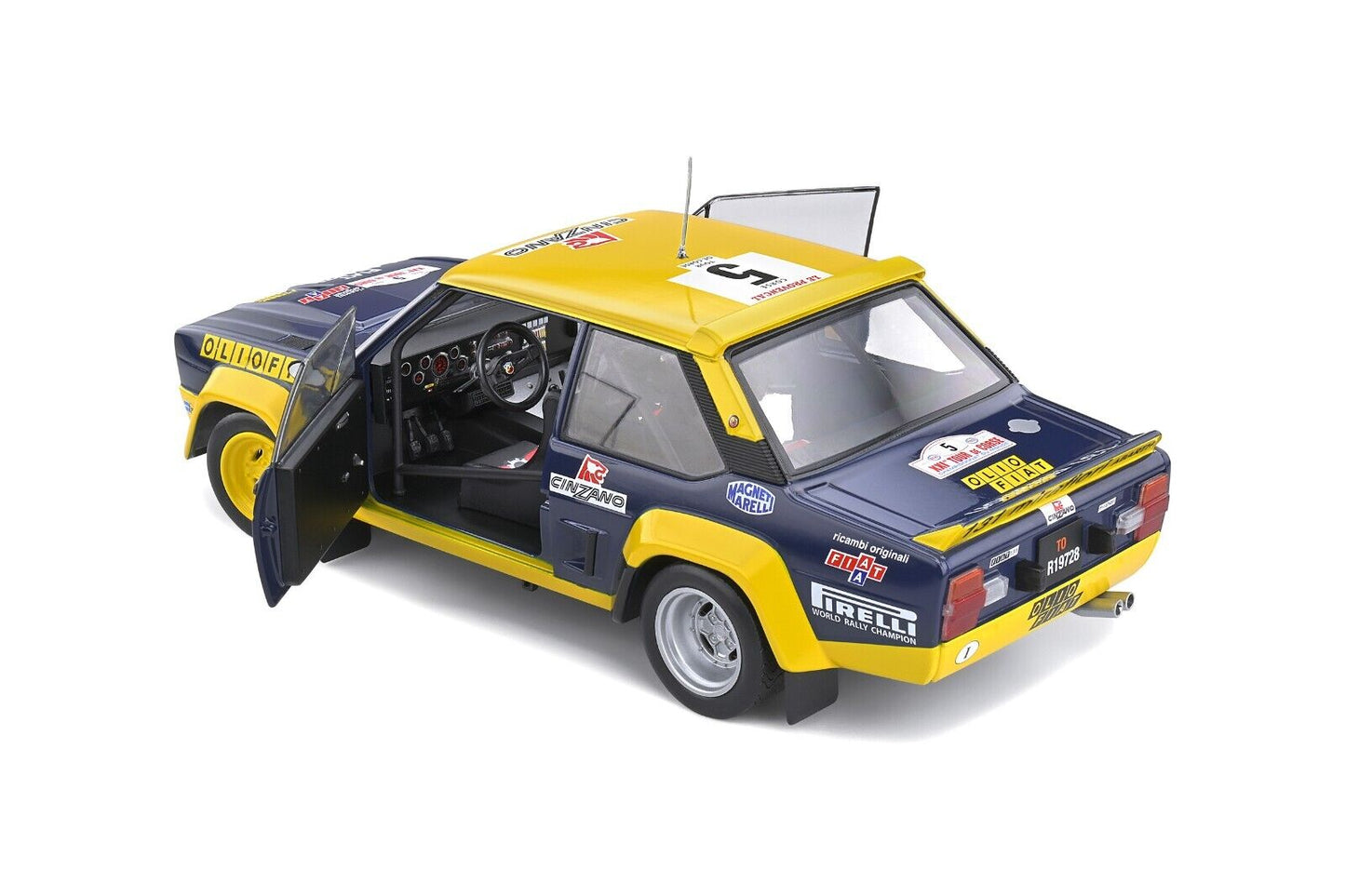 Fiat 131 Abarth TDC 77 Darniche #5 Olio Fiat Solido 1:18 Nuovo 1/18