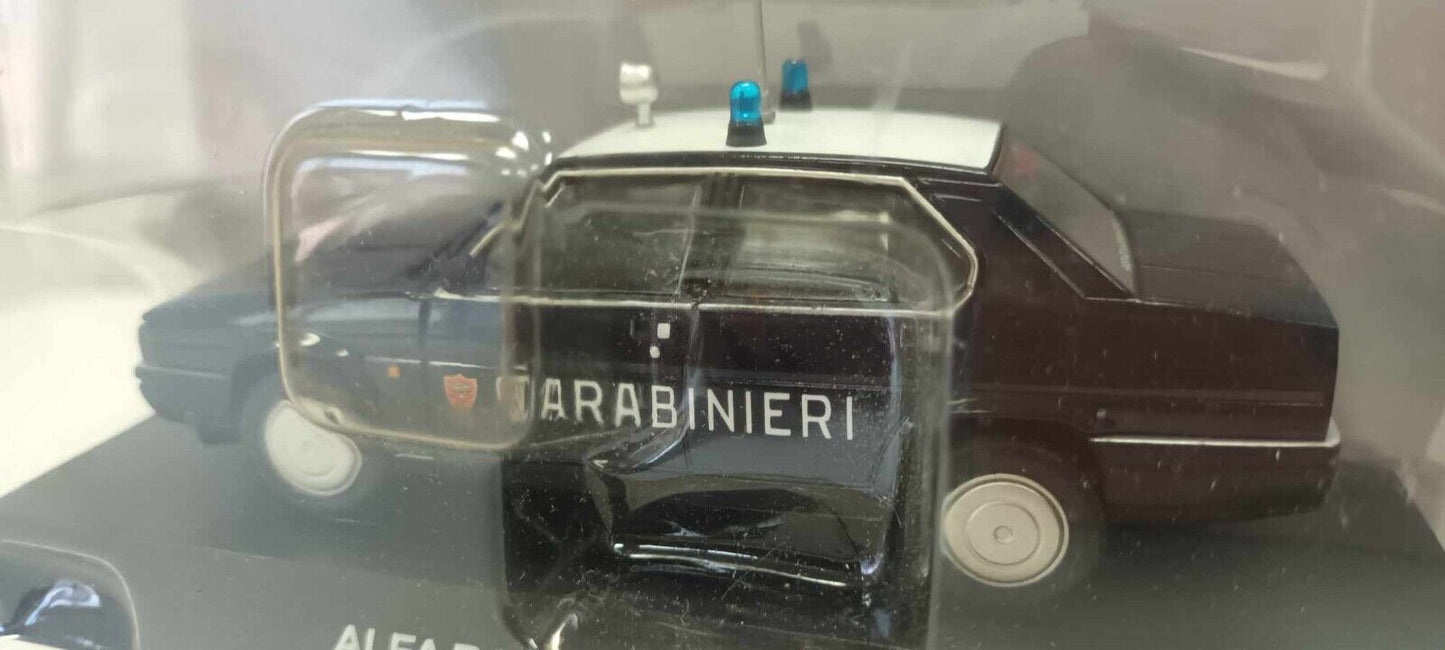 Alfa Romeo Alfa 90 Carabinieri Police 1985 Edicola 1:43 Usato + Blister