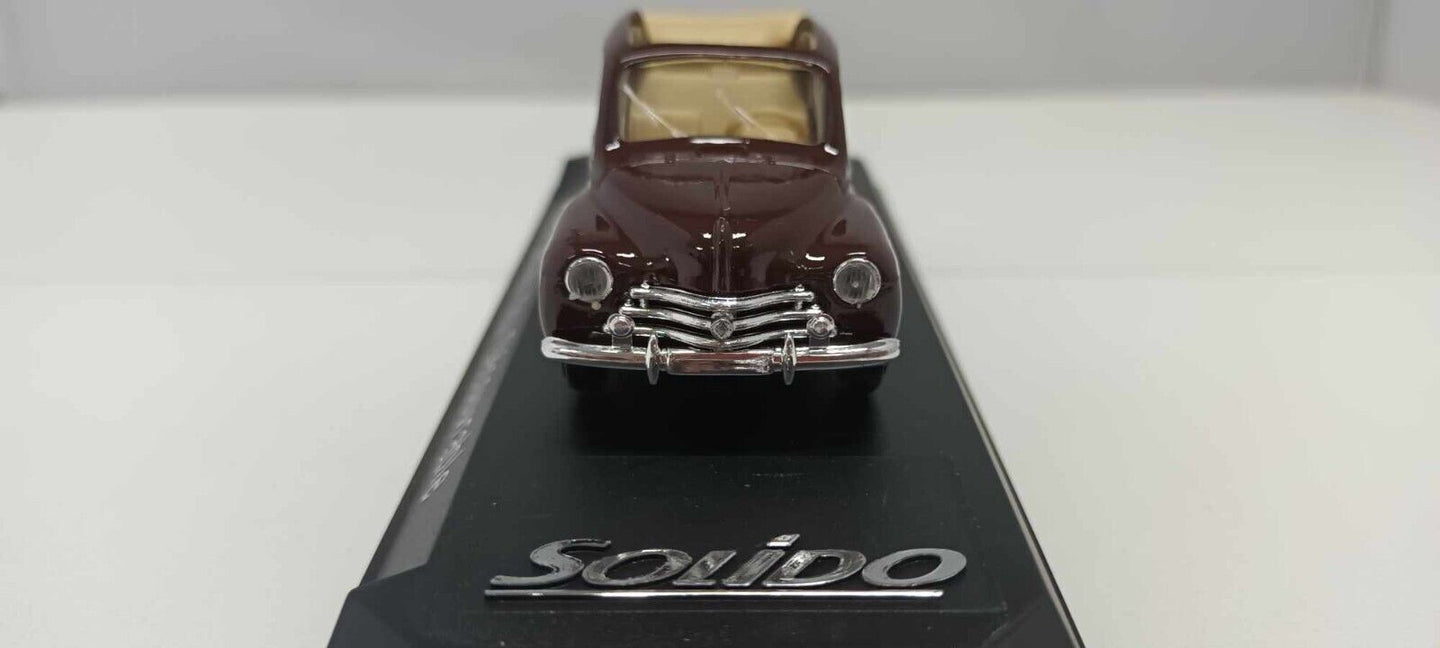 4538 Renault 4CV Decouvrable 4 CV Cabrio Solido 1:43 Miniature Usato + Teca Box